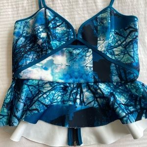 Brand New! Stunning ladies peplum cami.  Size S